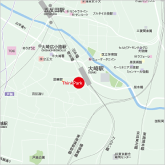 ThinkPark Arena 周辺地図